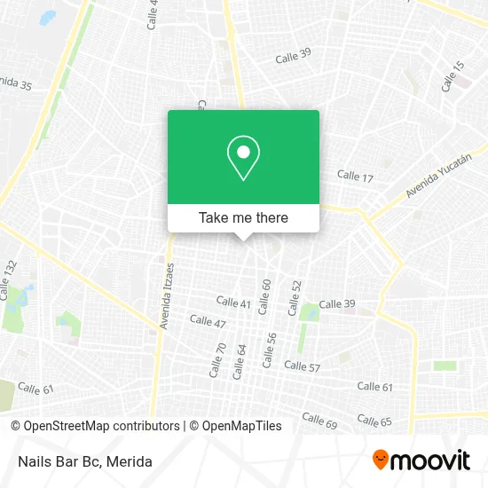 Nails Bar Bc map
