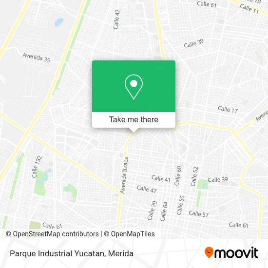 Parque Industrial Yucatan map