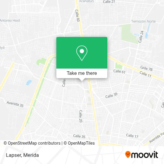 Lapser map