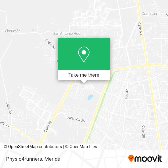 Physio4runners map