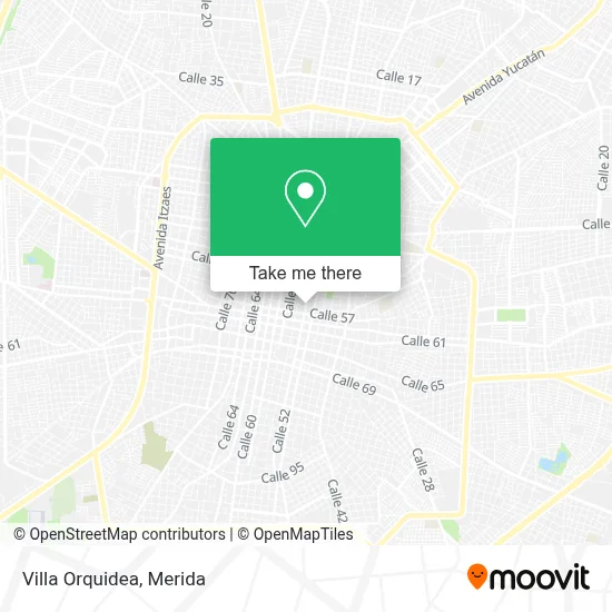 Villa Orquidea map