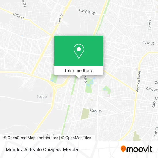 Mendez Al Estilo Chiapas map