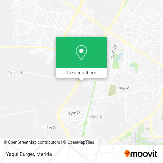Yaqui Burger map