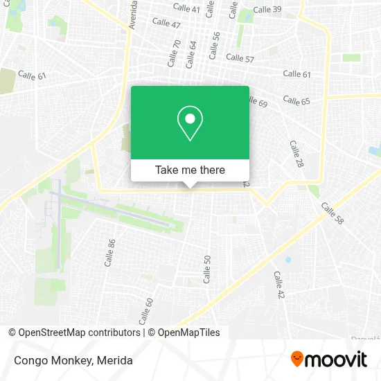 Congo Monkey map