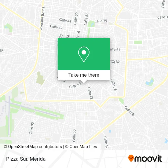 Pizza Sur map