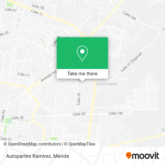 Autopartes Ramirez map