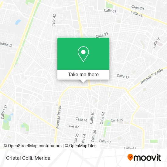 Cristal Colli map