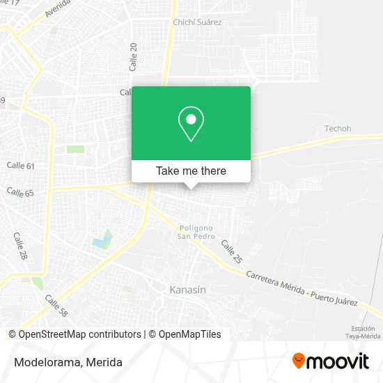 Modelorama map