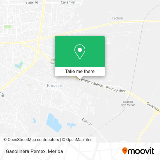 Gasolinera Pemex map