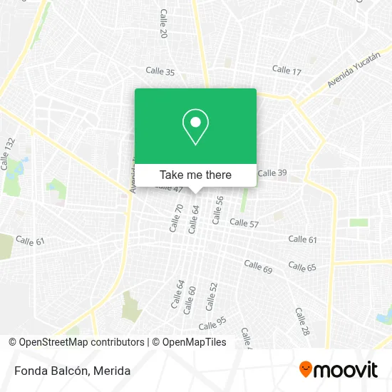Fonda Balcón map