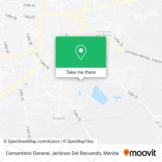 Cementerio General Jardines Del Recuerdo map