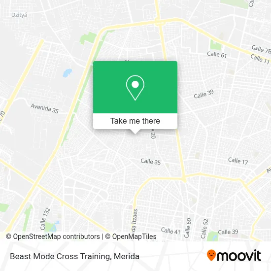 Beast Mode Cross Training map
