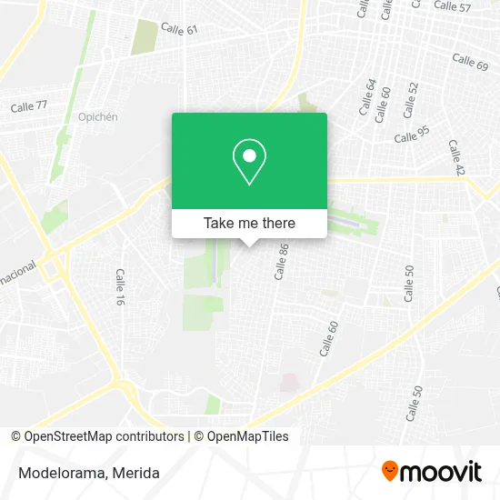 Modelorama map