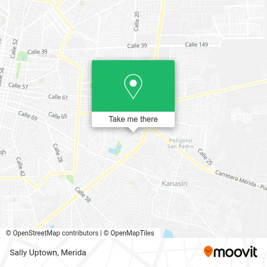 Sally Uptown map