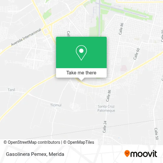 Gasolinera Pemex map