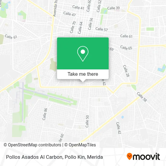 Pollos Asados Al Carbon, Pollo Kin map