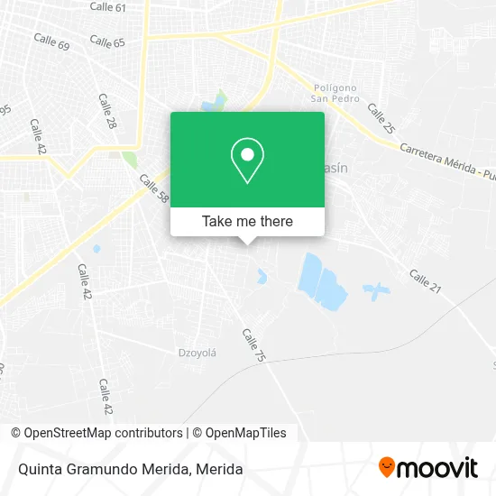 Quinta Gramundo Merida map