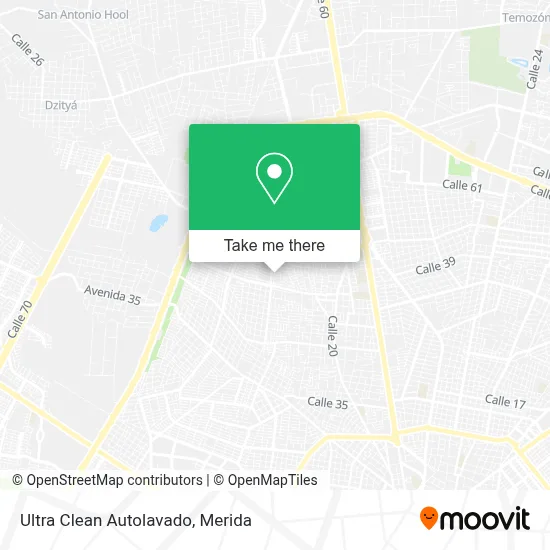 Ultra Clean Autolavado map