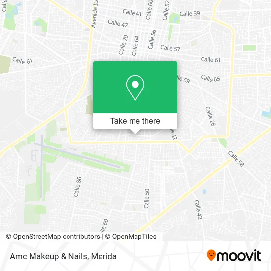 Amc Makeup & Nails map
