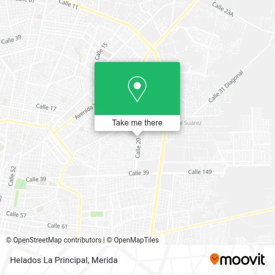 Helados La Principal map