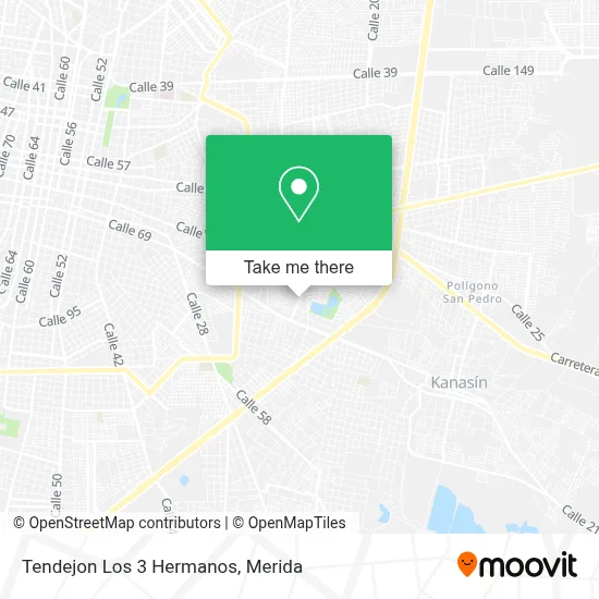 Tendejon Los 3 Hermanos map