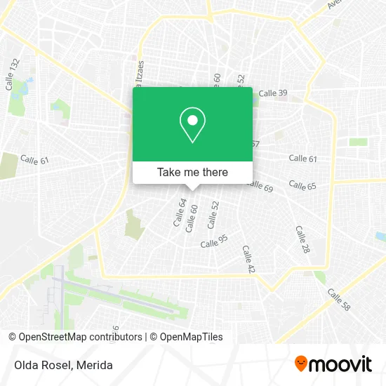 Olda Rosel map