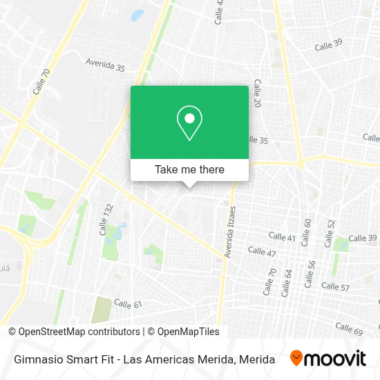 Gimnasio Smart Fit - Las Americas Merida map