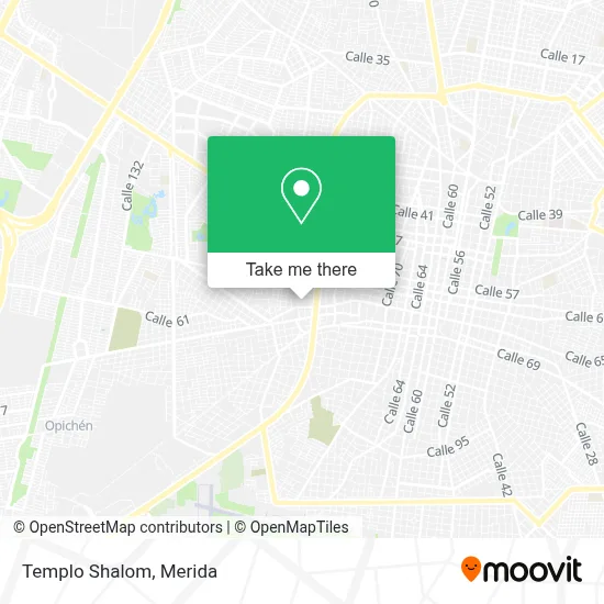 Templo Shalom map