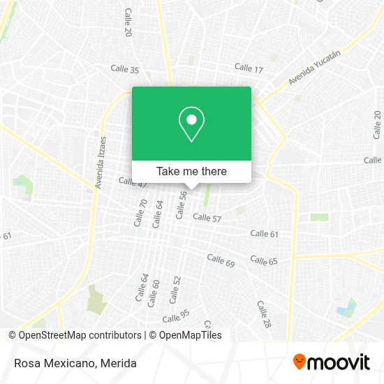 Rosa Mexicano map