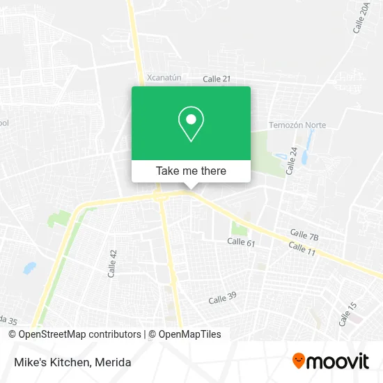 Mike's Kitchen map