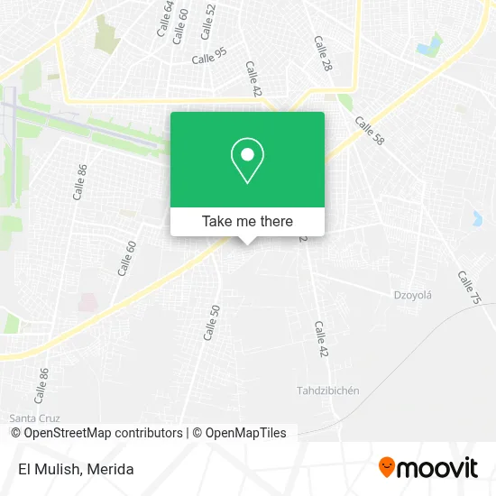 El Mulish map