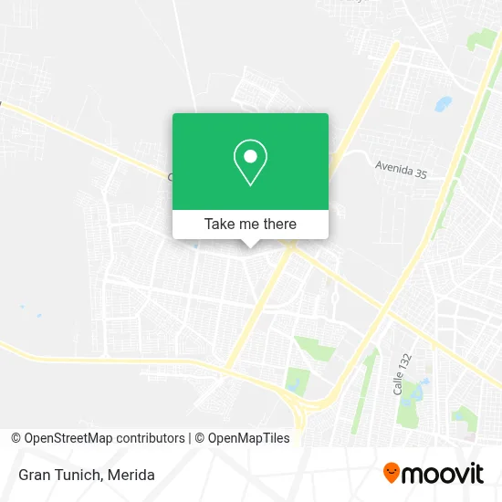Gran Tunich map