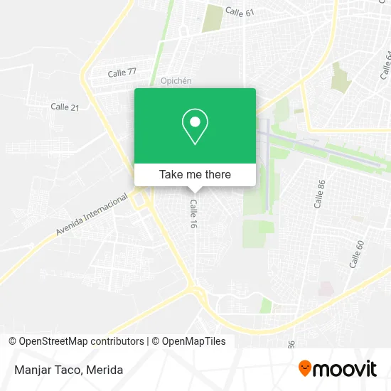 Manjar Taco map
