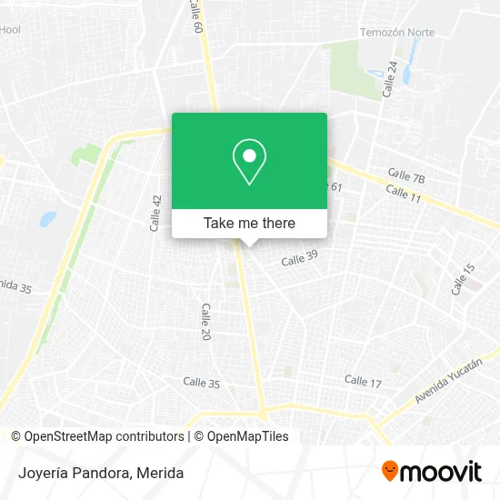 Joyería Pandora map