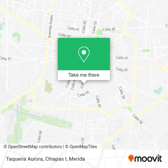 Taquería Aurora, Chiapas I map