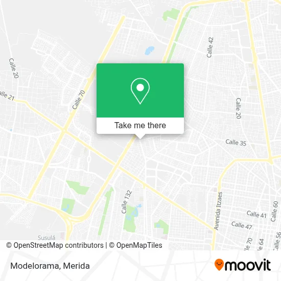 Modelorama map