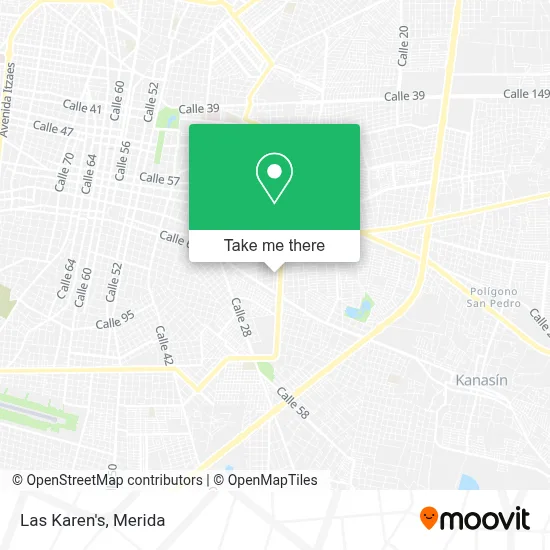 Las Karen's map