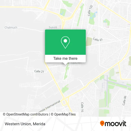 Western Union map