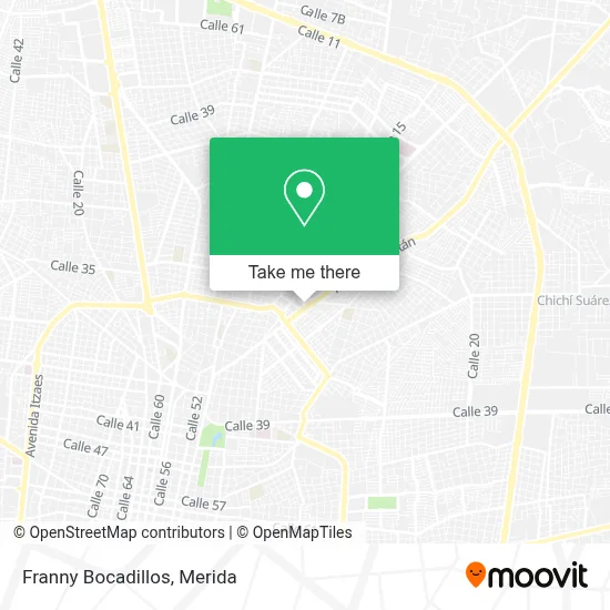 Franny Bocadillos map