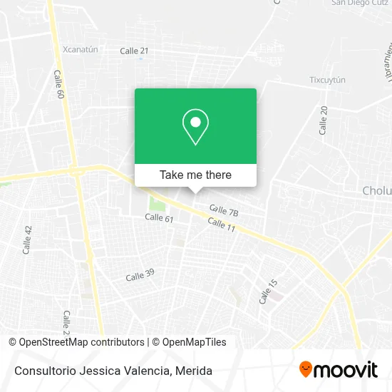 Consultorio Jessica Valencia map