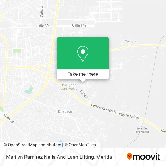 Marilyn Ramirez Nails And Lash Lifting map
