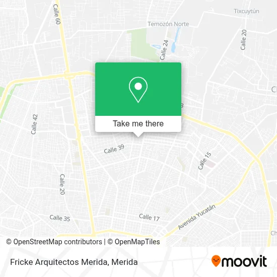 Fricke Arquitectos Merida map