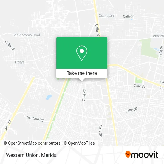 Western Union map