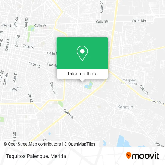 Taquitos Palenque map