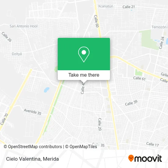 Cielo Valentina map