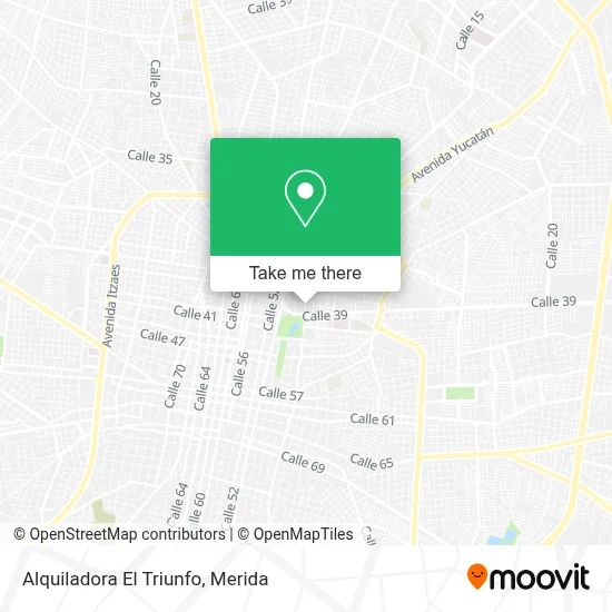 Alquiladora El Triunfo map