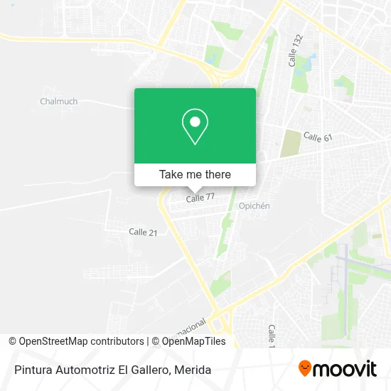 Pintura Automotriz El Gallero map