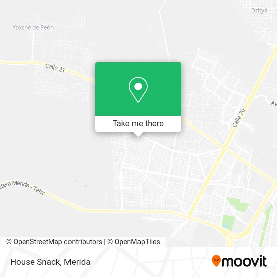 House Snack map