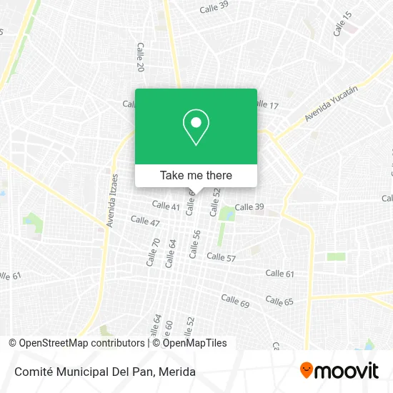Comité Municipal Del Pan map