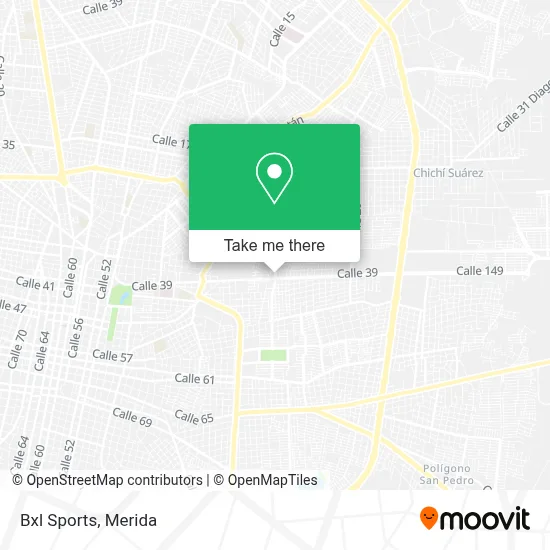 Bxl Sports map